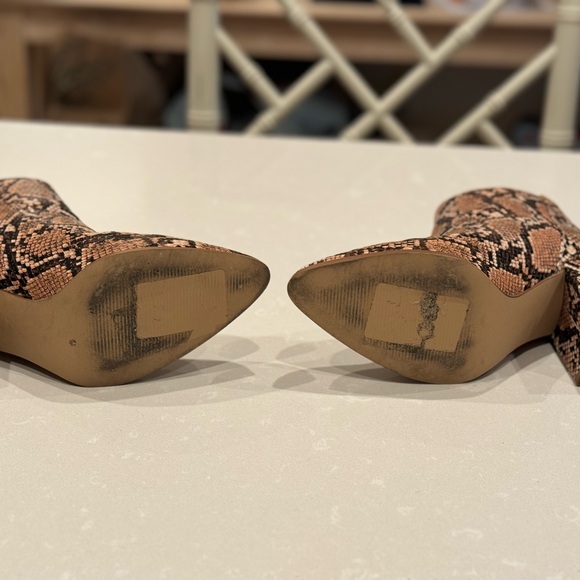Steve Madden Snakeskin Booties - Picture 4 of 8